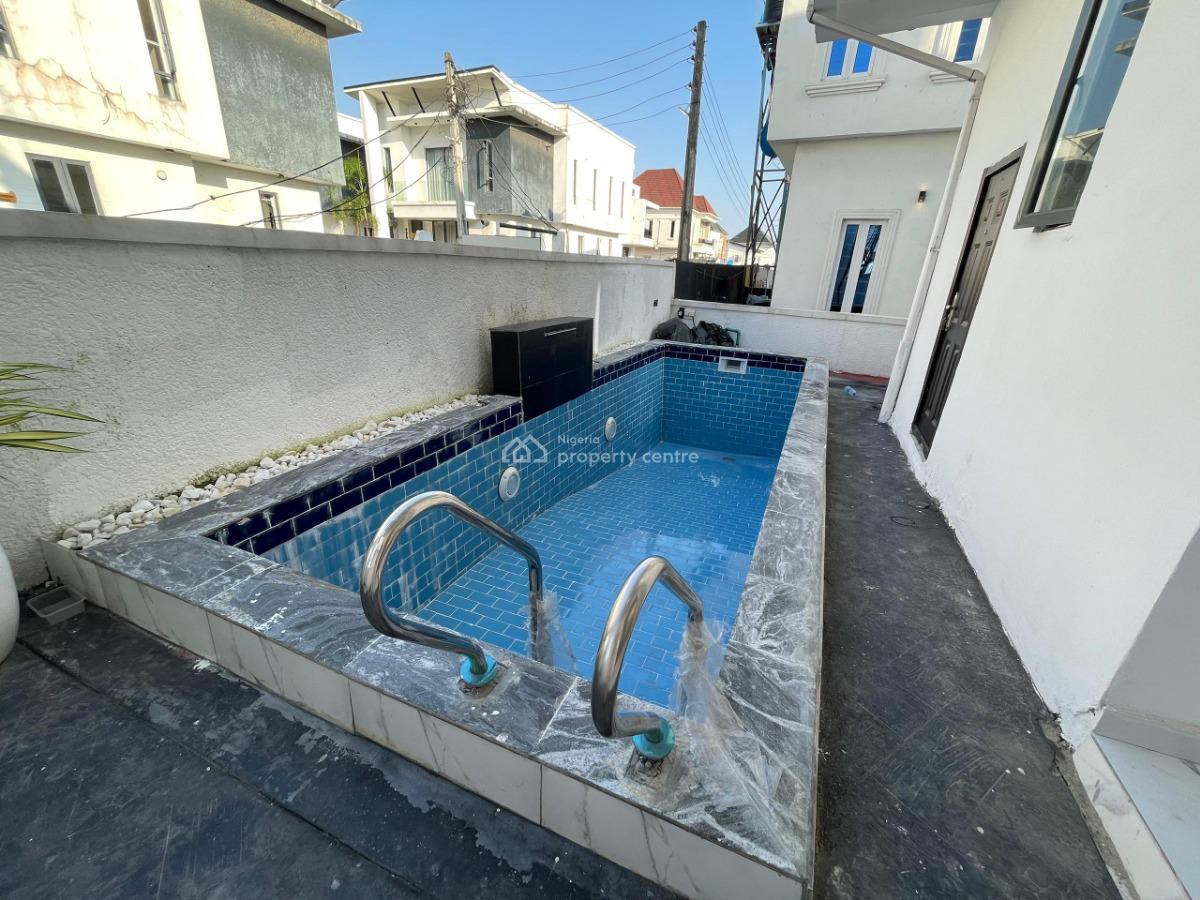 Magnificently Built Luxury 5 Bedroom Fully Detached Duplex, Bq, Pool, Lekki Palm City, Ajah, Lagos, Detached Duplex for Sale