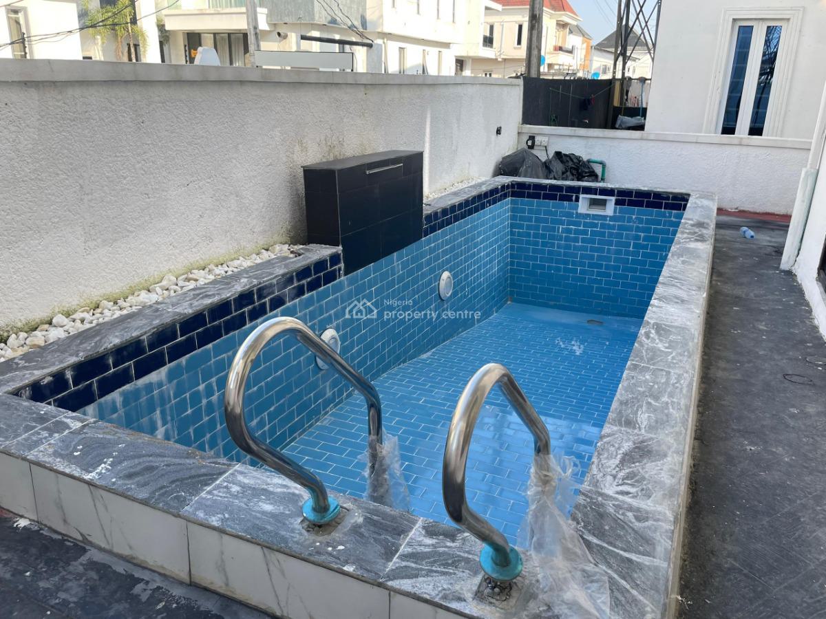 Magnificently Built Luxury 5 Bedroom Fully Detached Duplex, Bq, Pool, Lekki Palm City, Ajah, Lagos, Detached Duplex for Sale