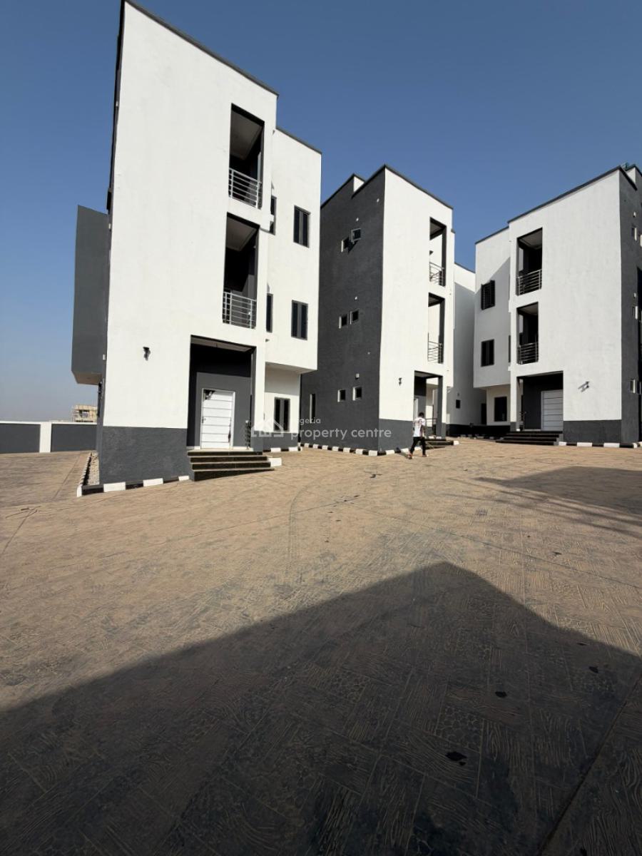 Newly Built 4 Bedrooms Terraced Duplex with Bq, Guzape District, Abuja, Terraced Duplex for Rent