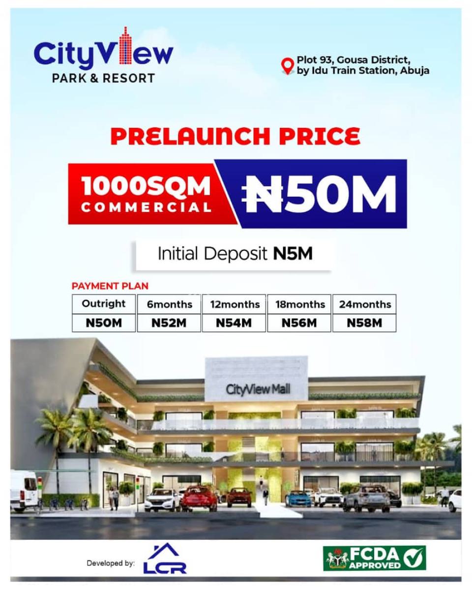 Most Affordable Commercial Estate with Fcda Approved C of O, Flexible Payment Plan, By Airport Road Close to Idu Train Station, Idu Industrial, Abuja, Commercial Land for Sale