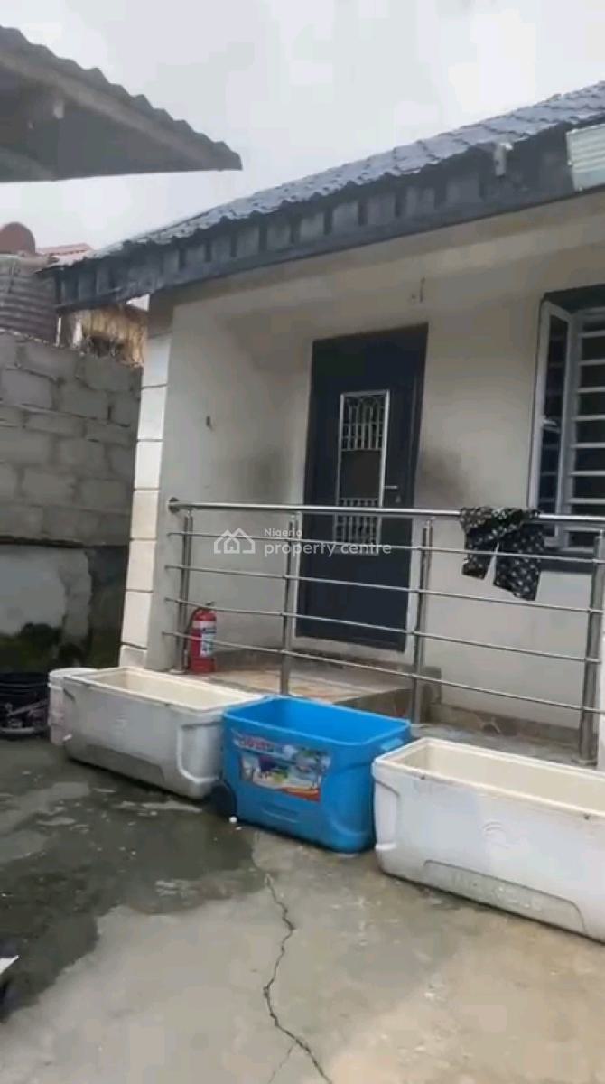 Half Plot of Land Measuring 350 Sqm with a 2-bedroom Bungalow, Off Taodak Estate, Yetunde Brown, Ifako, Gbagada, Lagos, Detached Bungalow for Sale