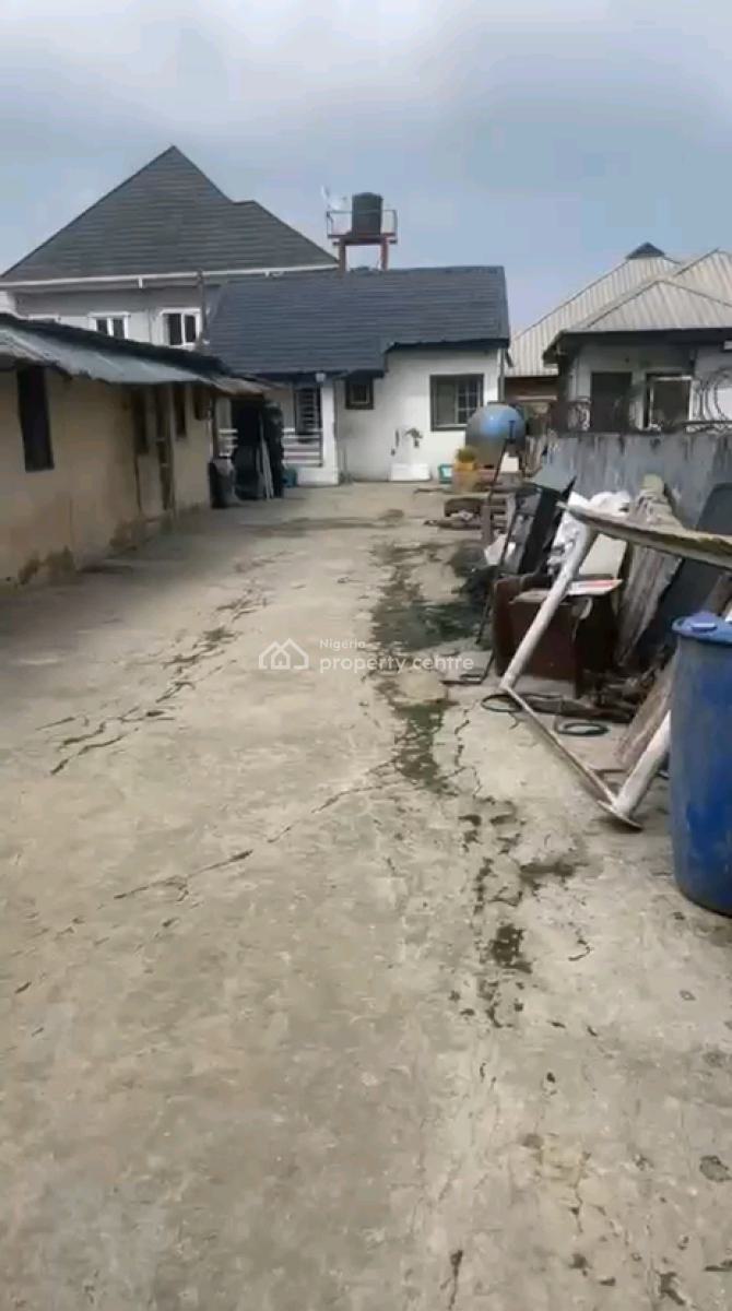 Half Plot of Land Measuring 350 Sqm with a 2-bedroom Bungalow, Off Taodak Estate, Yetunde Brown, Ifako, Gbagada, Lagos, Detached Bungalow for Sale