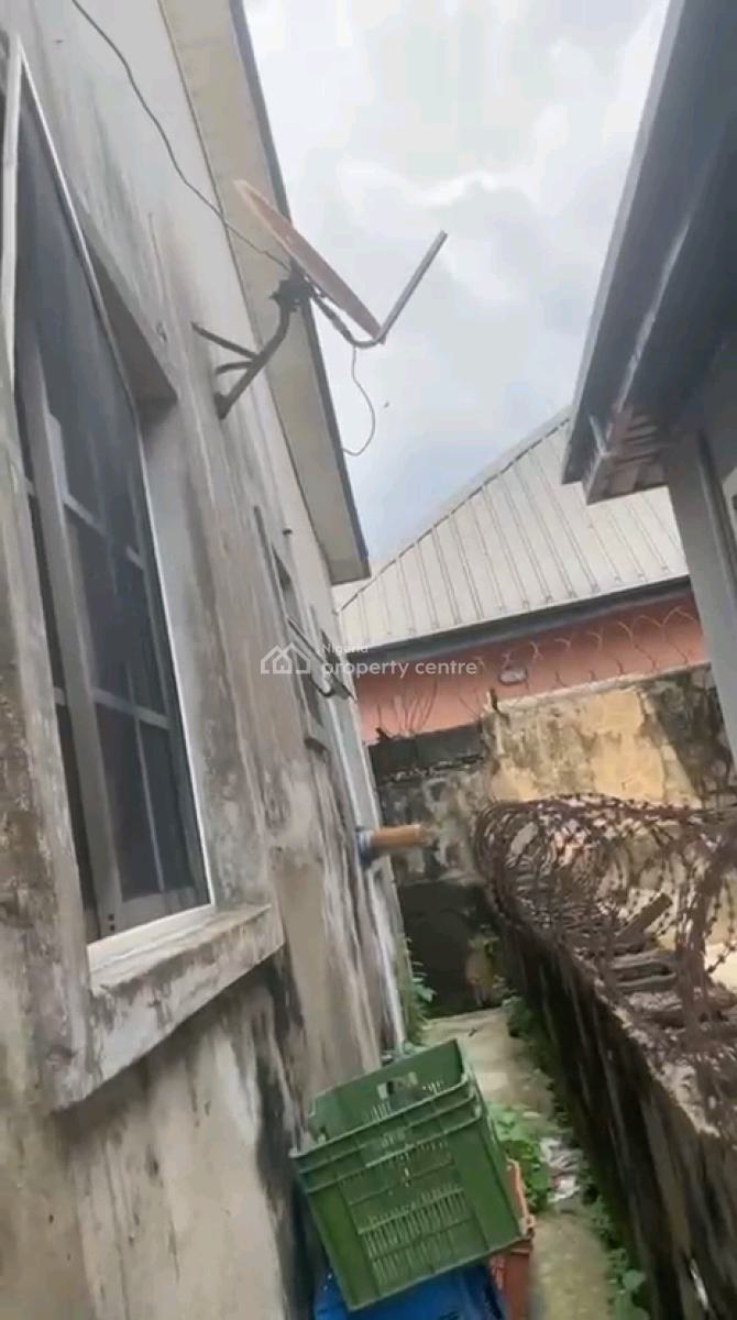 Half Plot of Land Measuring 350 Sqm with a 2-bedroom Bungalow, Off Taodak Estate, Yetunde Brown, Ifako, Gbagada, Lagos, Detached Bungalow for Sale