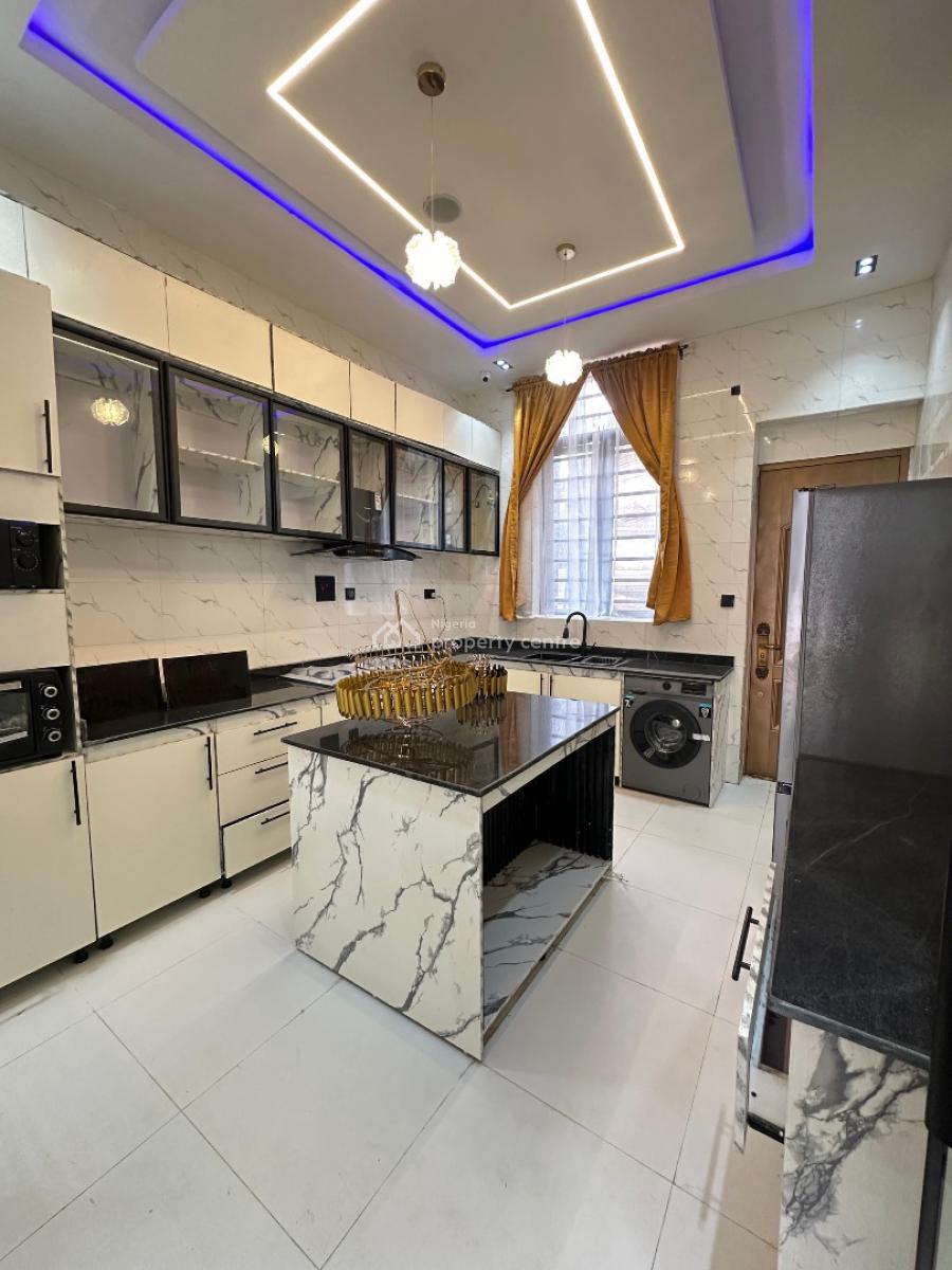 Fully Furnished Spacious 4 Bedroom Semi-detached Duplex with Bq, Ajah, Lagos, Semi-detached Duplex for Sale