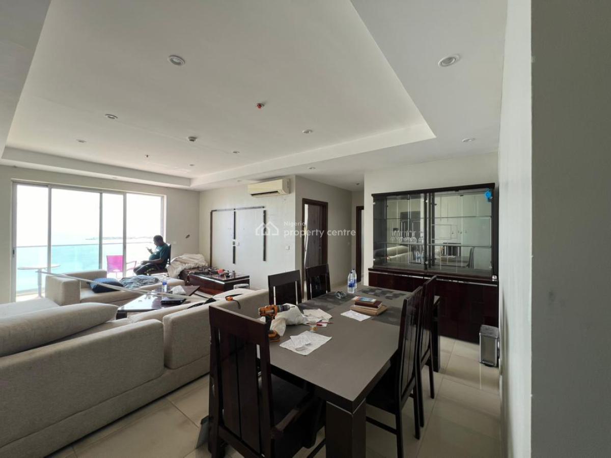Ocean View Luxury 3bedroom with Bq Pool Gym 10th Floor, Right Hand Side, Lekki Phase 1, Lekki, Lagos, Flat / Apartment for Rent