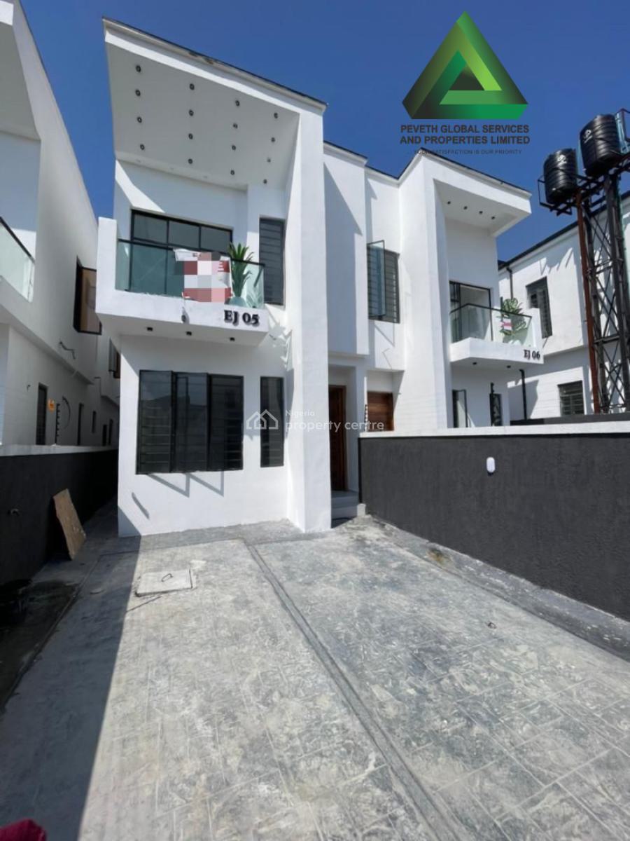 4 Bedroom Semi Detached Duplex with Bq, Ikota, Lekki, Lagos, Semi-detached Duplex for Sale