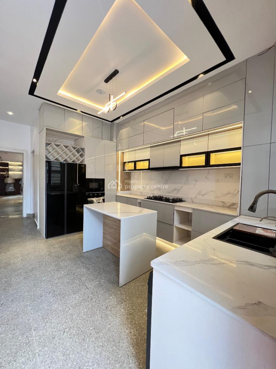 Magnificent 5 Bedroom Duplex with a Bq,cinema,pool,rooftop Terrace, Chevron, Lekki, Lagos, House for Sale