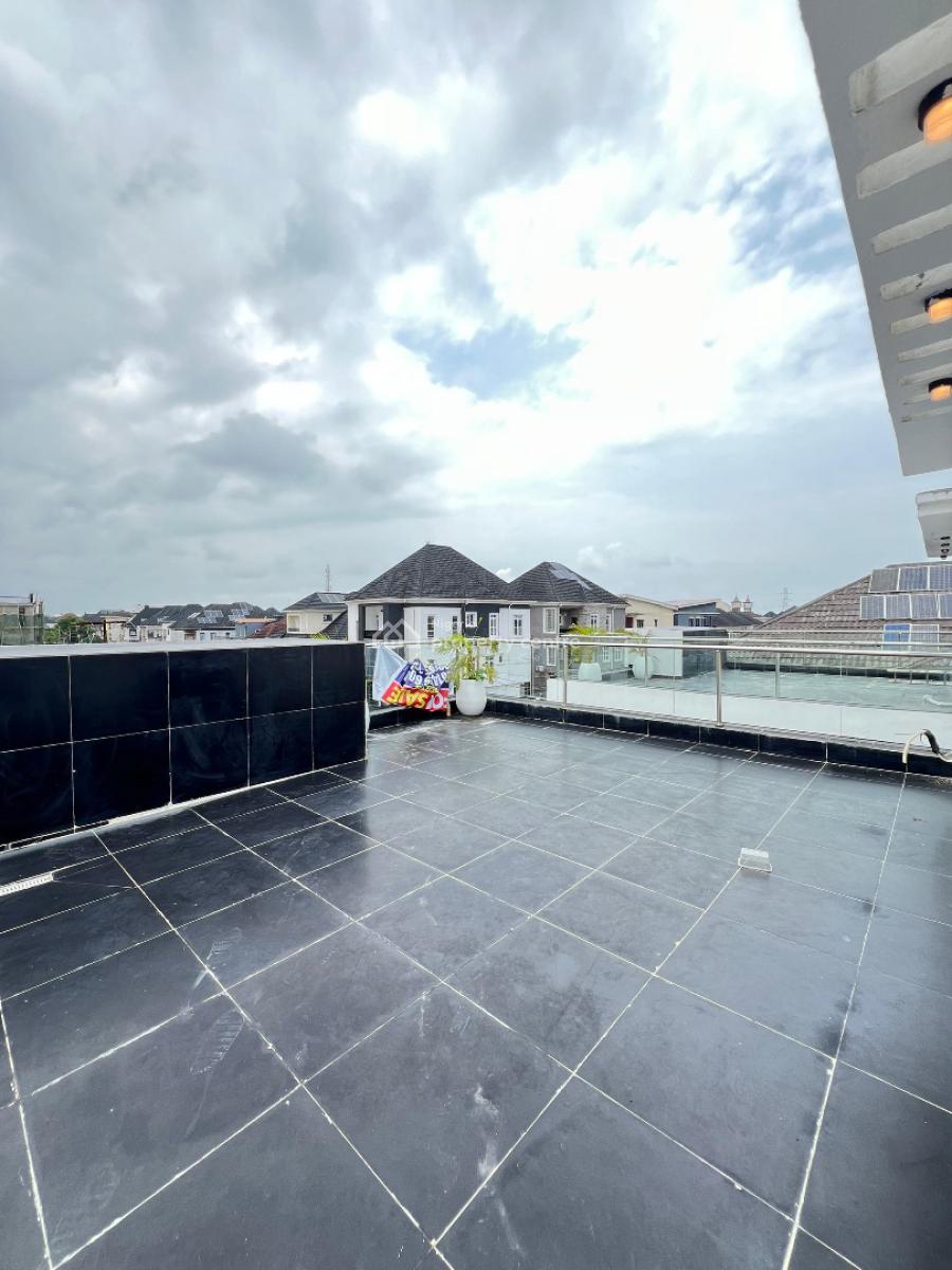 Magnificent 5 Bedroom Duplex with a Bq,cinema,pool,rooftop Terrace, Chevron, Lekki, Lagos, House for Sale