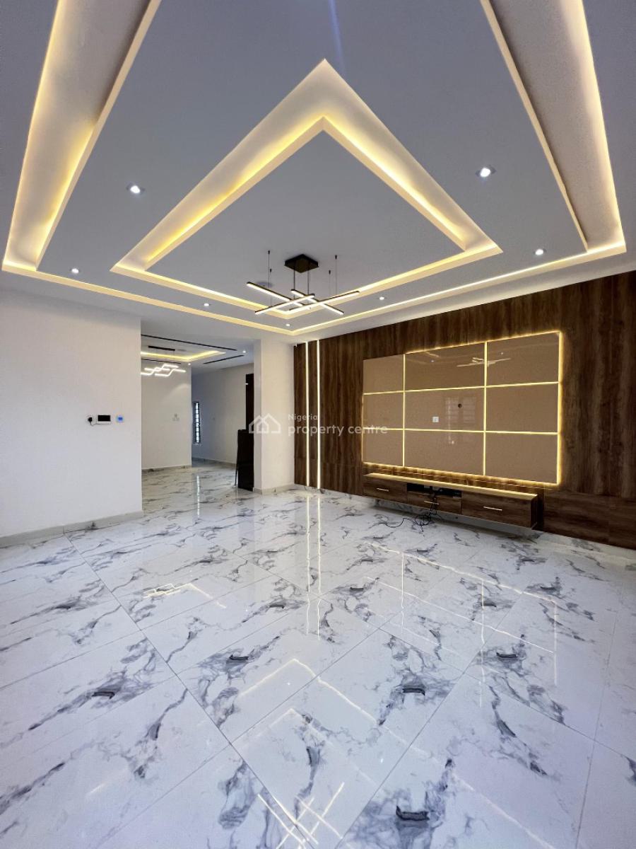 Magnificent 5 Bedroom Duplex with a Bq,cinema,pool,rooftop Terrace, Chevron, Lekki, Lagos, House for Sale
