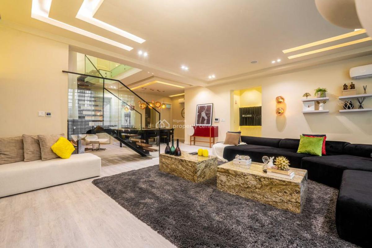 Luxurious 3 Bedroom Apartment with Cinema, Off Akiogun Oniru Road, Victoria Island (vi), Lagos, House Short Let