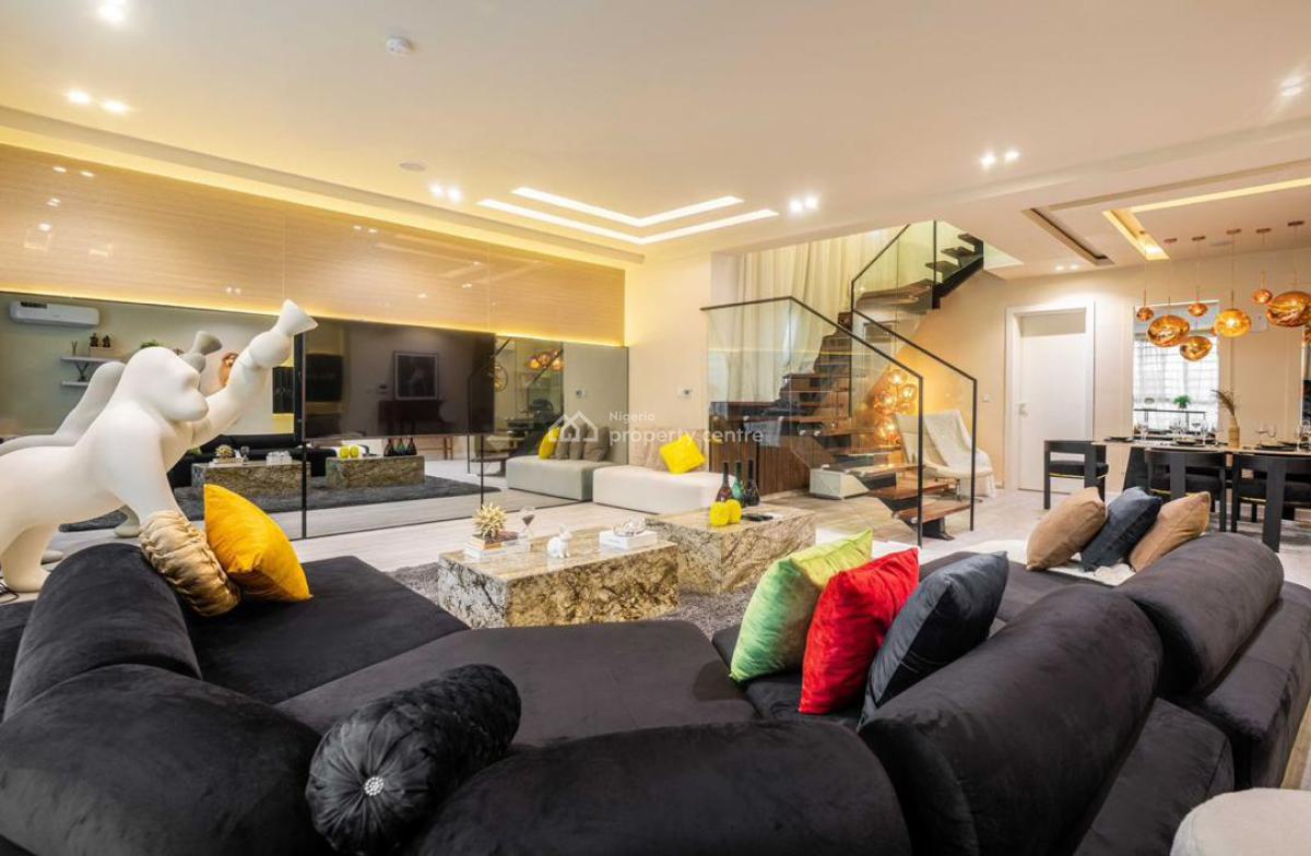 Luxurious 3 Bedroom Apartment with Cinema, Off Akiogun Oniru Road, Victoria Island (vi), Lagos, House Short Let