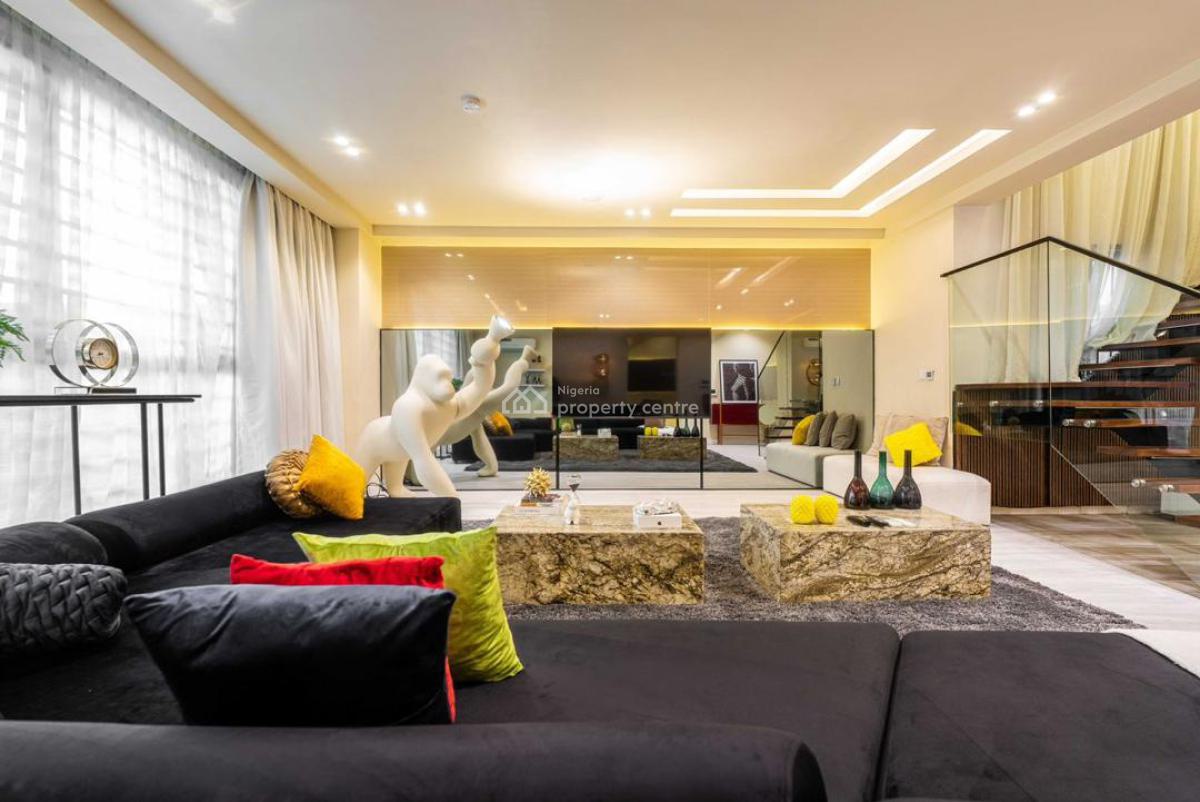 Luxurious 3 Bedroom Apartment with Cinema, Off Akiogun Oniru Road, Victoria Island (vi), Lagos, House Short Let