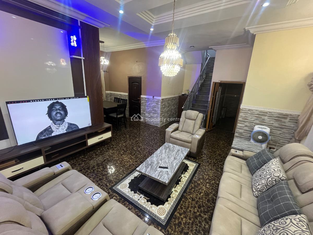 Cozy 4 Bedroom Semi-detached Duplex, Chevy View Estate Chevron Drive, Lekki, Lagos, House Short Let