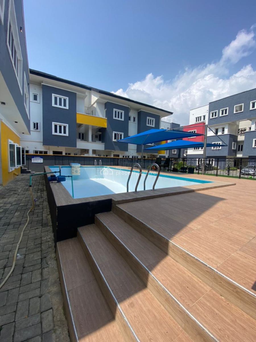 Lovely 3 Bedroom Terrace Duplex with Bq, Ikate, Lekki, Lagos, Terraced Duplex for Rent
