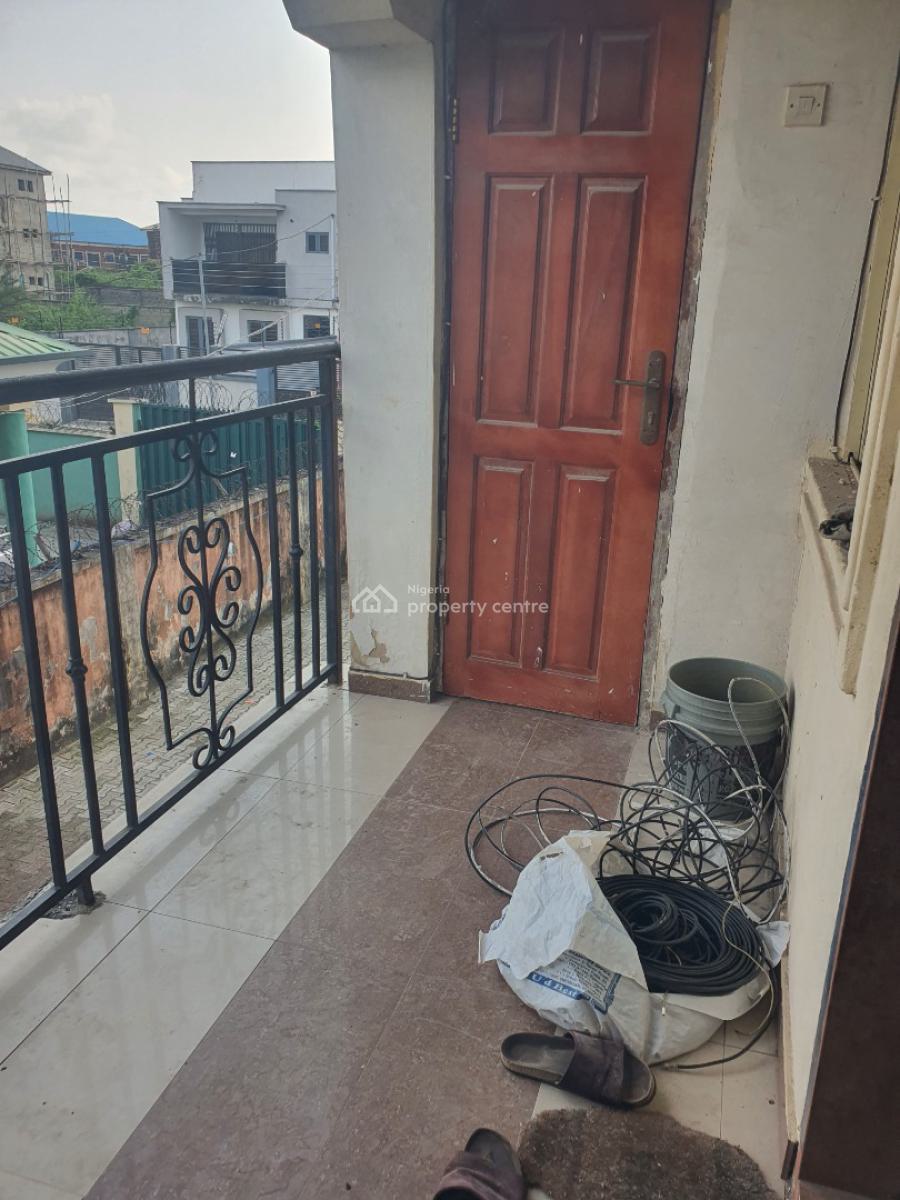 Spacious 2 Bedroom Flat in a Well Paved Compound with with Meter, Sangotedo Road, Sangotedo, Ajah, Lagos, Flat / Apartment for Rent