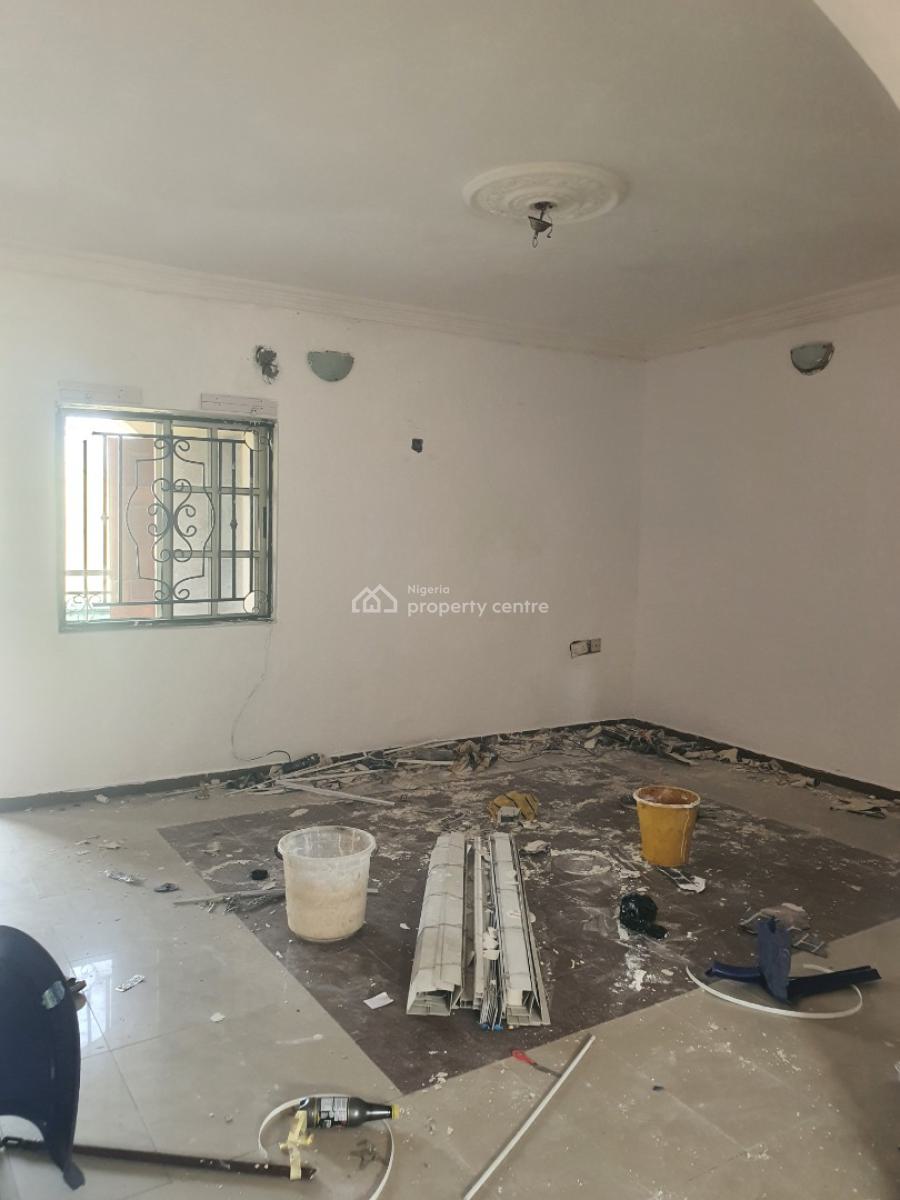 Spacious 2 Bedroom Flat in a Well Paved Compound with with Meter, Sangotedo Road, Sangotedo, Ajah, Lagos, Flat / Apartment for Rent