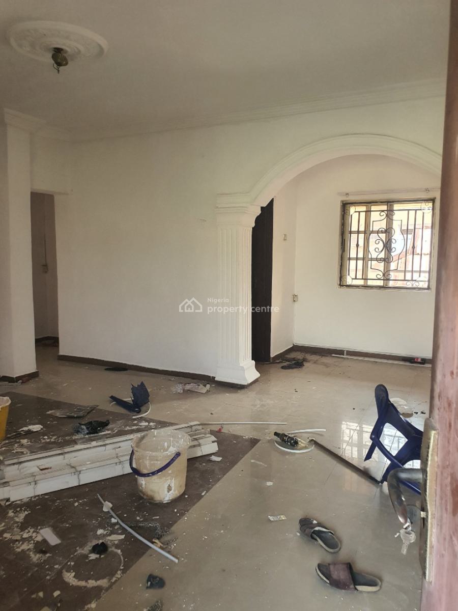 Spacious 2 Bedroom Flat in a Well Paved Compound with with Meter, Sangotedo Road, Sangotedo, Ajah, Lagos, Flat / Apartment for Rent