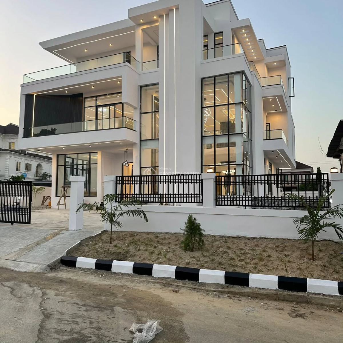 Fully Detached Duplex with a Swimming Pool Sitting on a 600sqm Land, Lake View Park, Lekki Phase 1, Lekki, Lagos, Detached Duplex for Sale