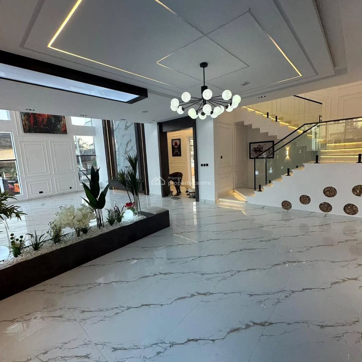 Fully Detached Duplex with a Swimming Pool Sitting on a 600sqm Land, Lake View Park, Lekki Phase 1, Lekki, Lagos, Detached Duplex for Sale