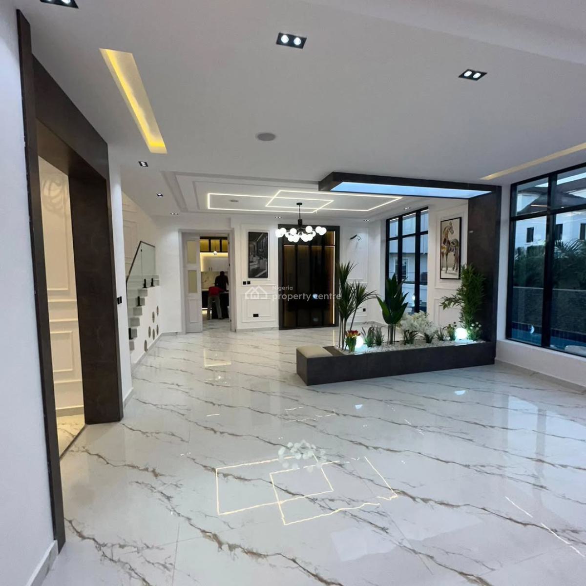 Fully Detached Duplex with a Swimming Pool Sitting on a 600sqm Land, Lake View Park, Lekki Phase 1, Lekki, Lagos, Detached Duplex for Sale