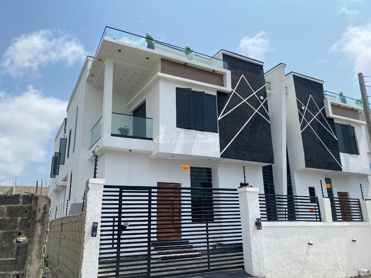 Luxury 4 Bedroom with Bq, Ajah, Lagos, Semi-detached Duplex for Sale