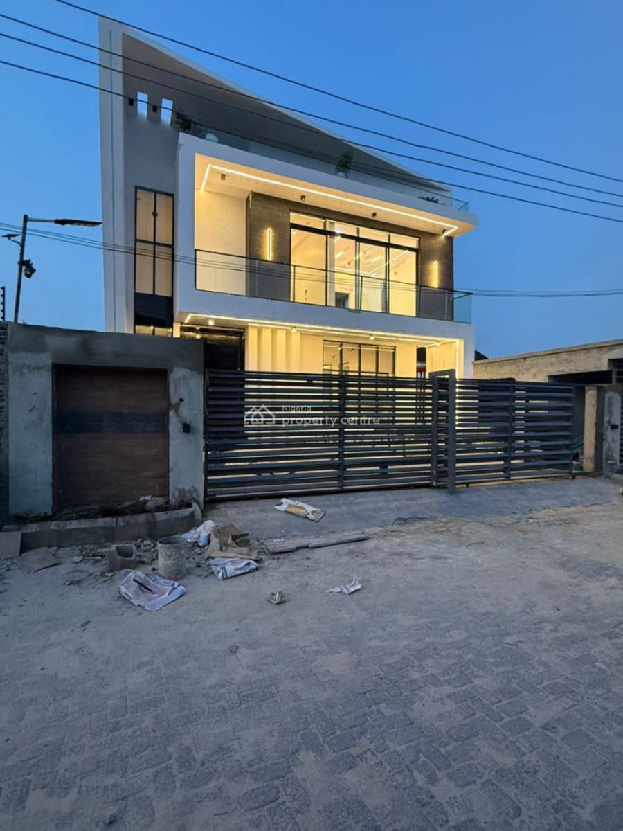 Smart Home 5 Bedroom Duplex Comes with Swimming Pool, Peninsula Gardens Estate, Sangotedo, Ajah, Lagos, Detached Duplex for Sale