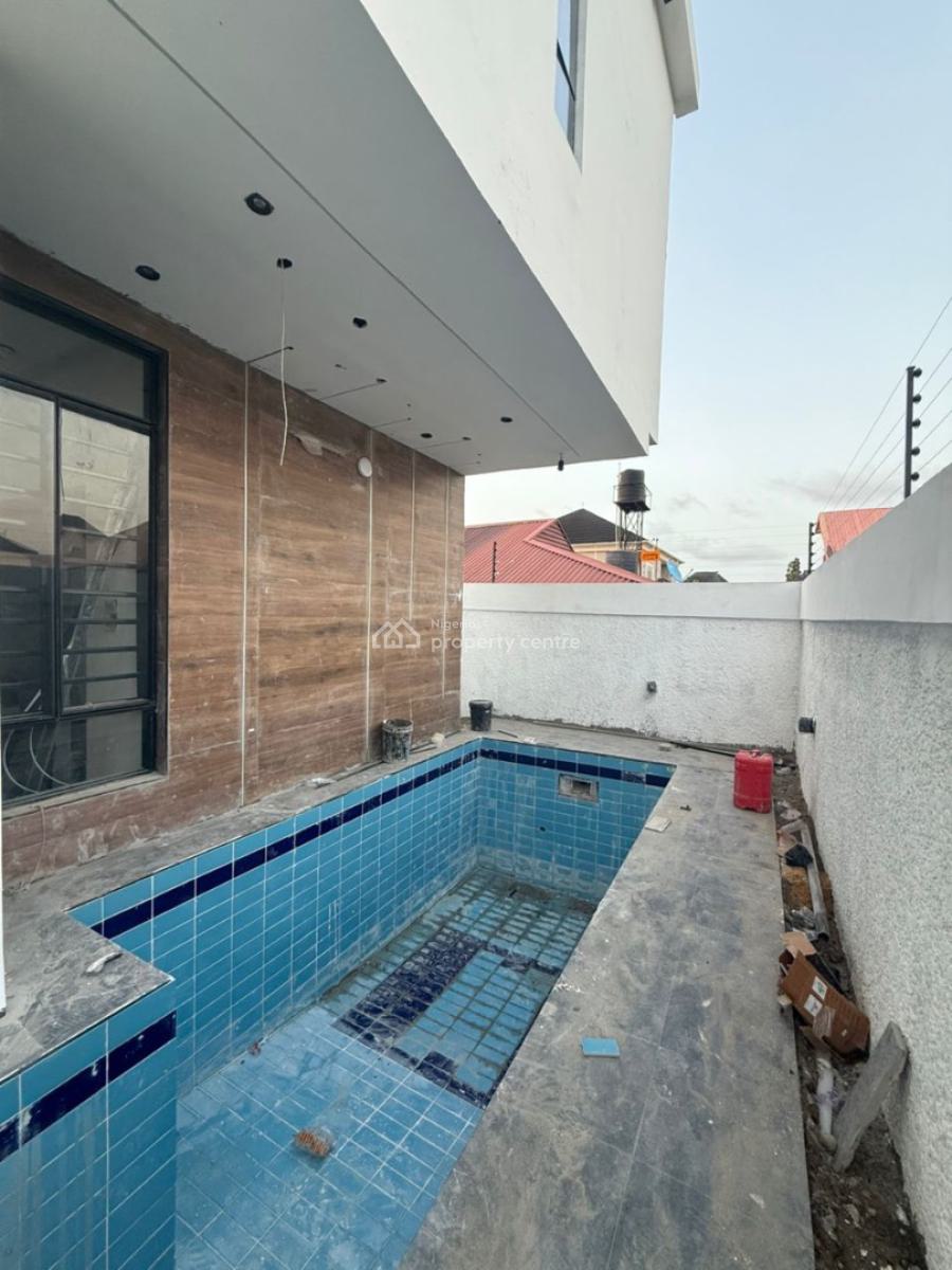 Smart Home 5 Bedroom Duplex Comes with Swimming Pool, Peninsula Gardens Estate, Sangotedo, Ajah, Lagos, Detached Duplex for Sale