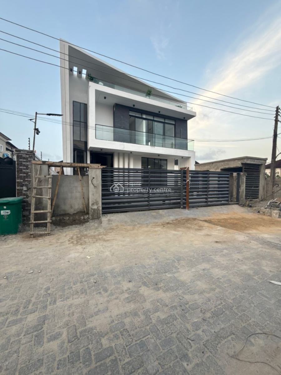 Smart Home 5 Bedroom Duplex Comes with Swimming Pool, Peninsula Gardens Estate, Sangotedo, Ajah, Lagos, Detached Duplex for Sale