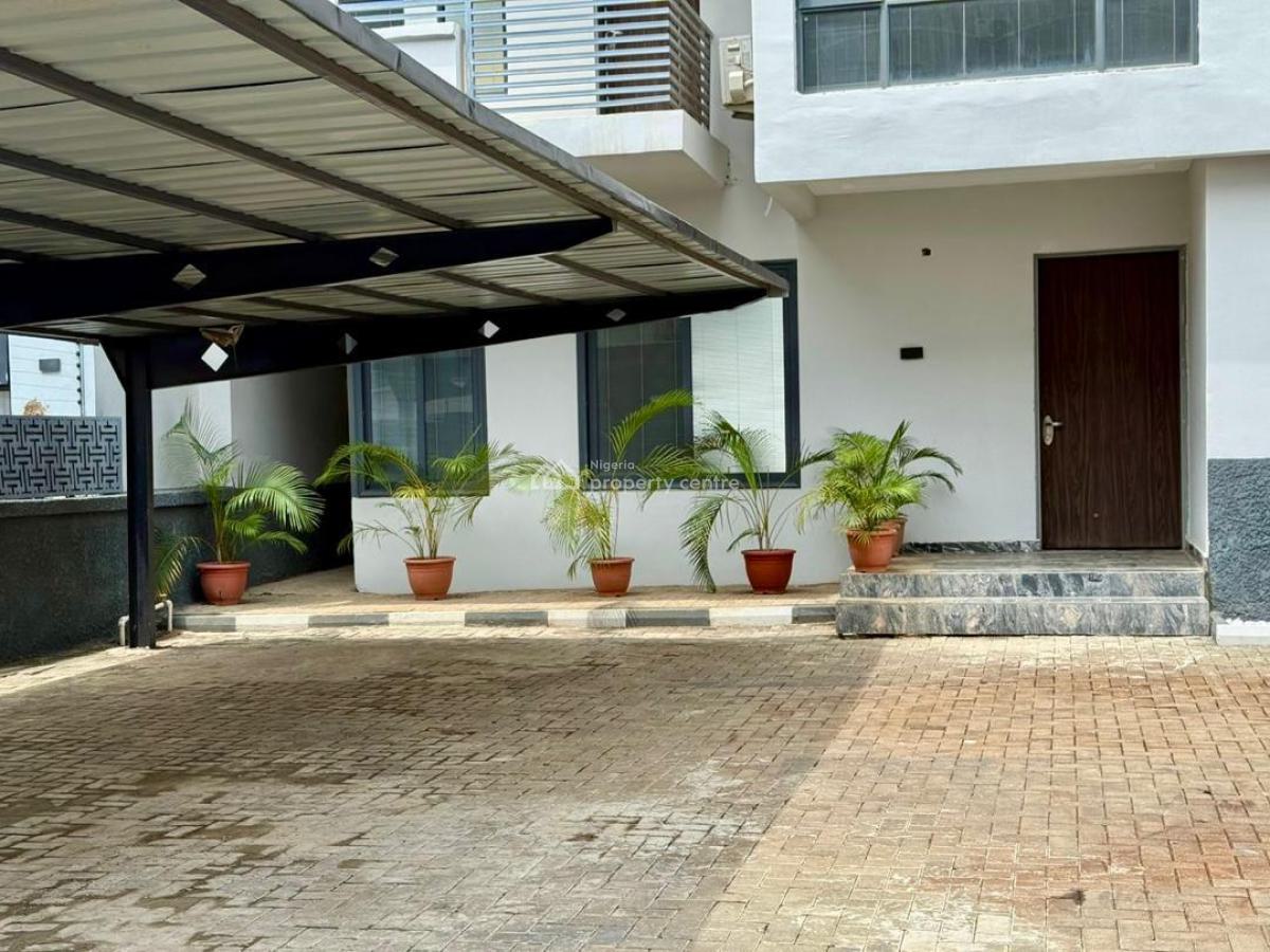 4 Bedroom Furnished Terrace Duplex with Bq, Guzape District, Abuja, Terraced Duplex for Rent