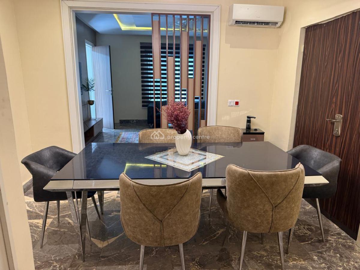 4 Bedroom Furnished Terrace Duplex with Bq, Guzape District, Abuja, Terraced Duplex for Rent