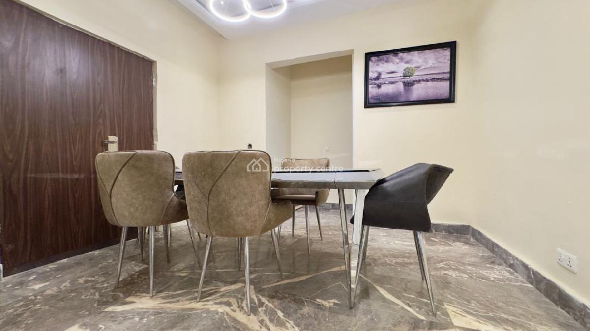 4 Bedroom Furnished Terrace Duplex with Bq, Guzape District, Abuja, Terraced Duplex for Rent