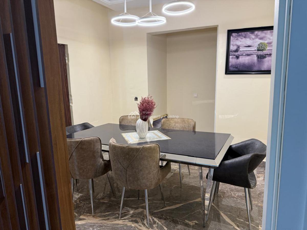 4 Bedroom Furnished Terrace Duplex with Bq, Guzape District, Abuja, Terraced Duplex for Rent