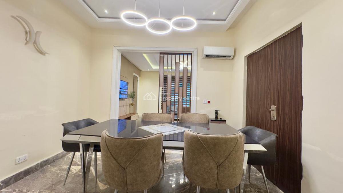 4 Bedroom Furnished Terrace Duplex with Bq, Guzape District, Abuja, Terraced Duplex for Rent