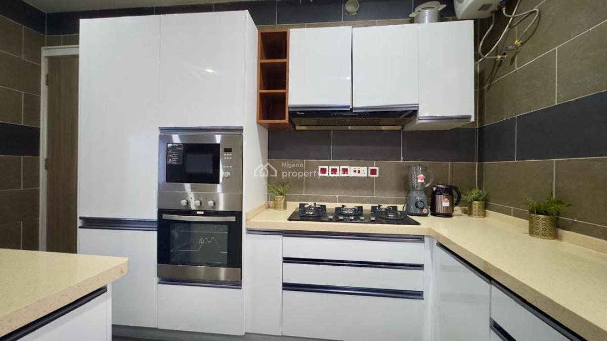 4 Bedroom Furnished Terrace Duplex with Bq, Guzape District, Abuja, Terraced Duplex for Rent