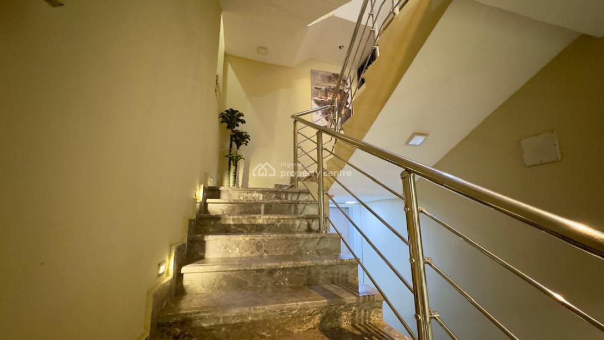 4 Bedroom Furnished Terrace Duplex with Bq, Guzape District, Abuja, Terraced Duplex for Rent