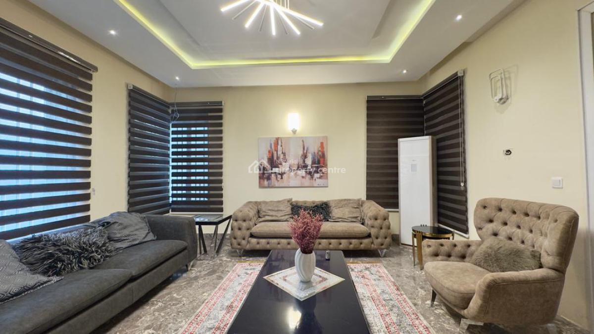 4 Bedroom Furnished Terrace Duplex with Bq, Guzape District, Abuja, Terraced Duplex for Rent