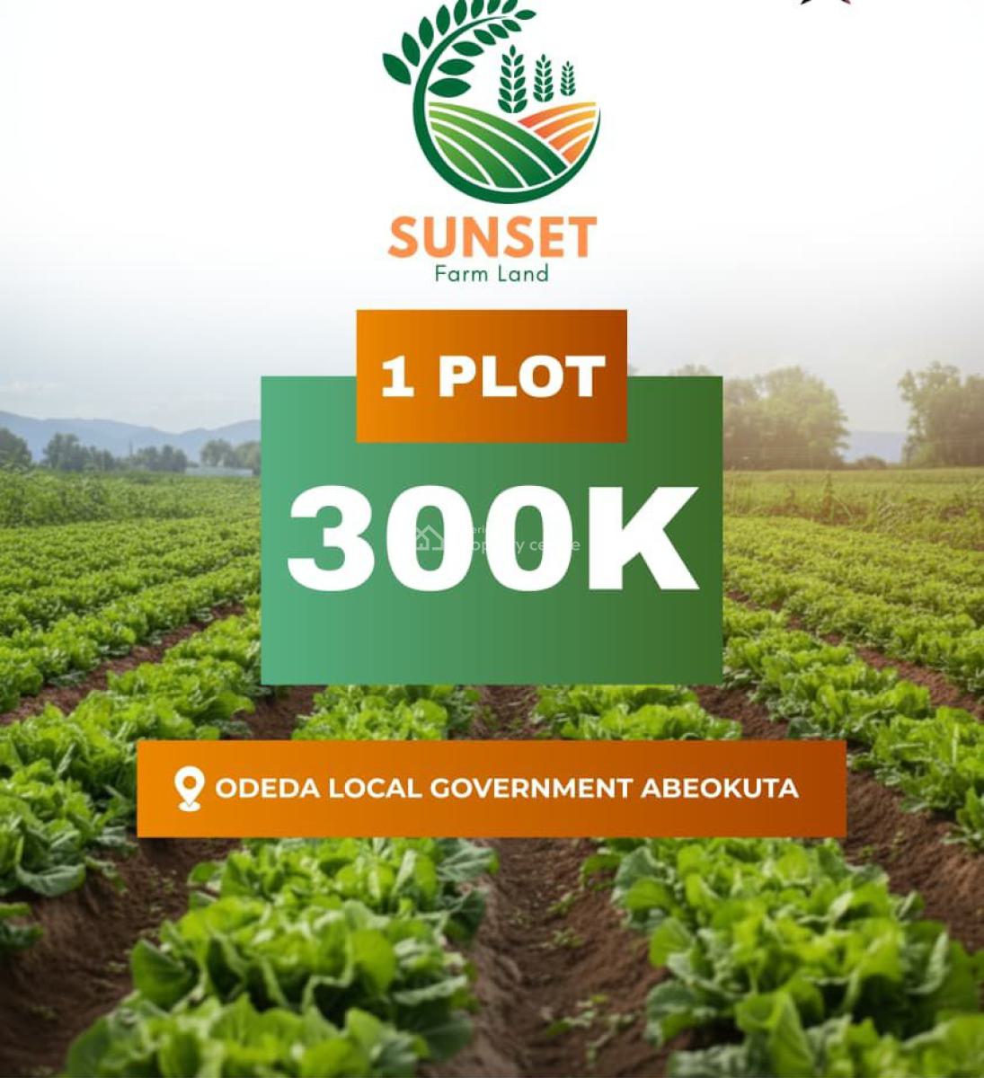 Sunset Farm Land Virgin Farmland Own a Piece of Untouched Nature, Odeda, Ogun, Land for Sale