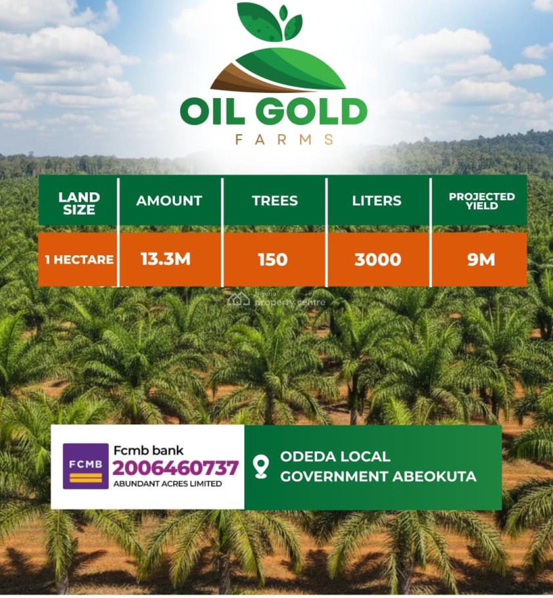 a Smart Blend of Agriculture, Innovation, and Real Estate., Odeda, Ogun, Land for Sale