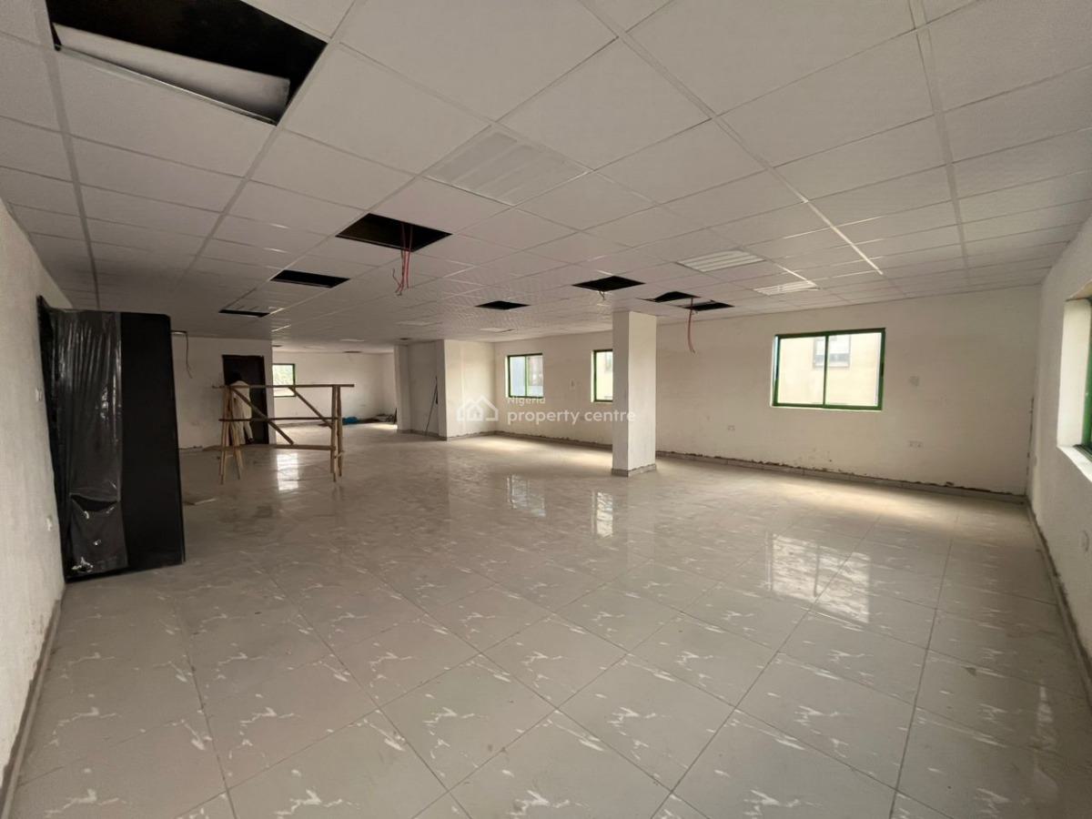 Newly Built and Serviced Open Plan Office Space + Ample Parking Space, Ikeja Gra, Ikeja, Lagos, Office Space for Rent