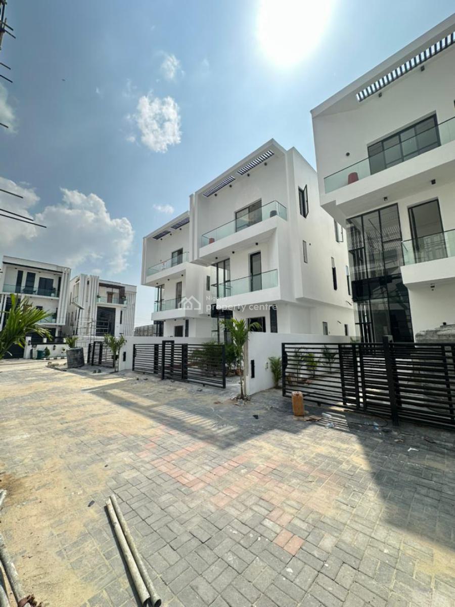 4 Bedroom Semi Detached Duplex with a Bq in a Secured Estate, Orchid Road, Lekki, Lagos, Semi-detached Duplex for Sale