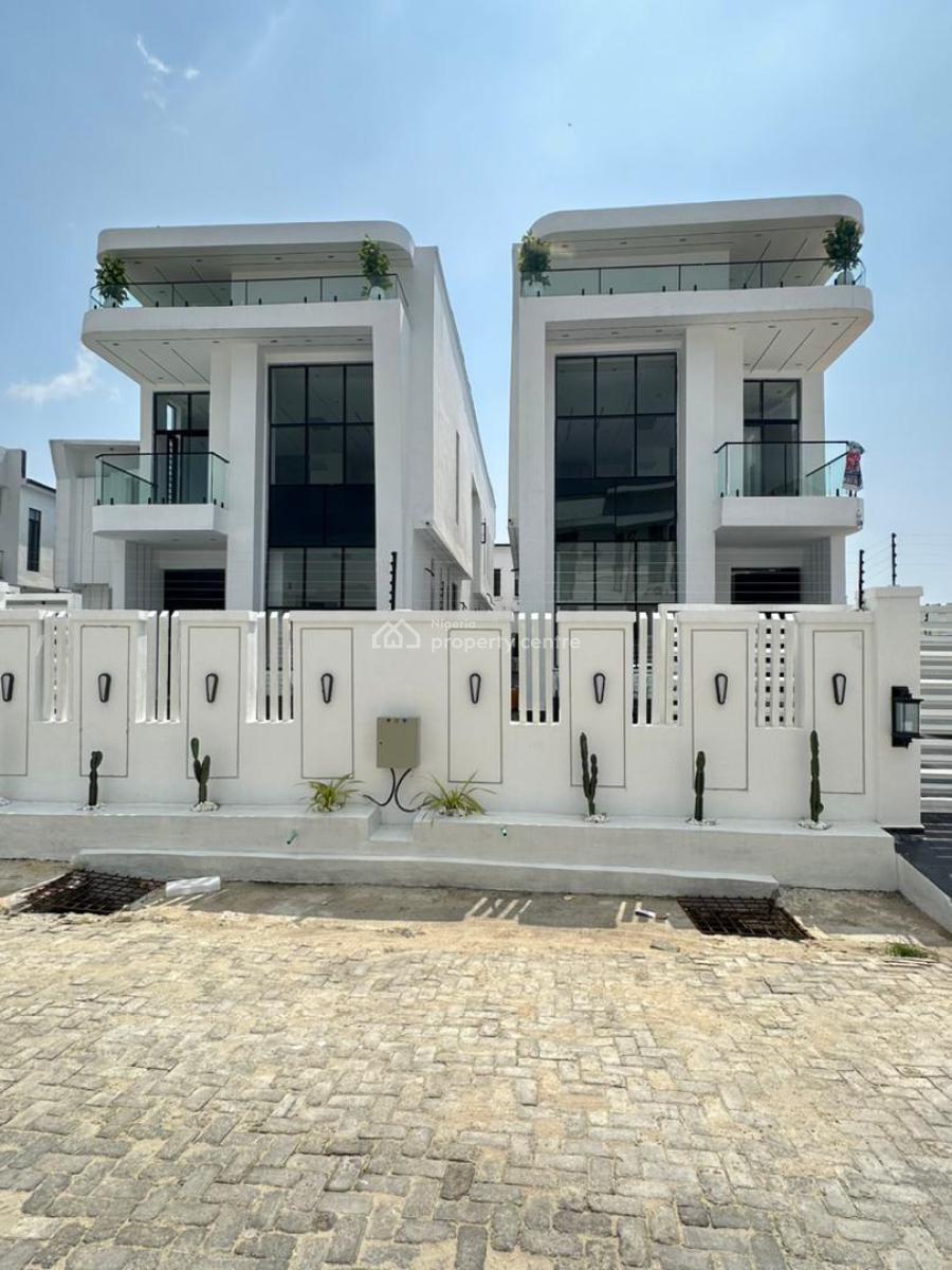 Smart 5 Bedroom Detached Duplex with Bq and Pool in a Secured Estate, Orchid Road, Lekki, Lagos, Detached Duplex for Sale