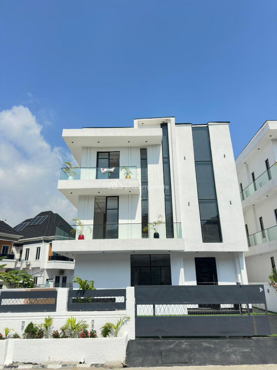 5 Bedroom Detached Duplex with a Pool and Bq in a Secure Estate, Orchid Road, Lekki, Lagos, Detached Duplex for Sale