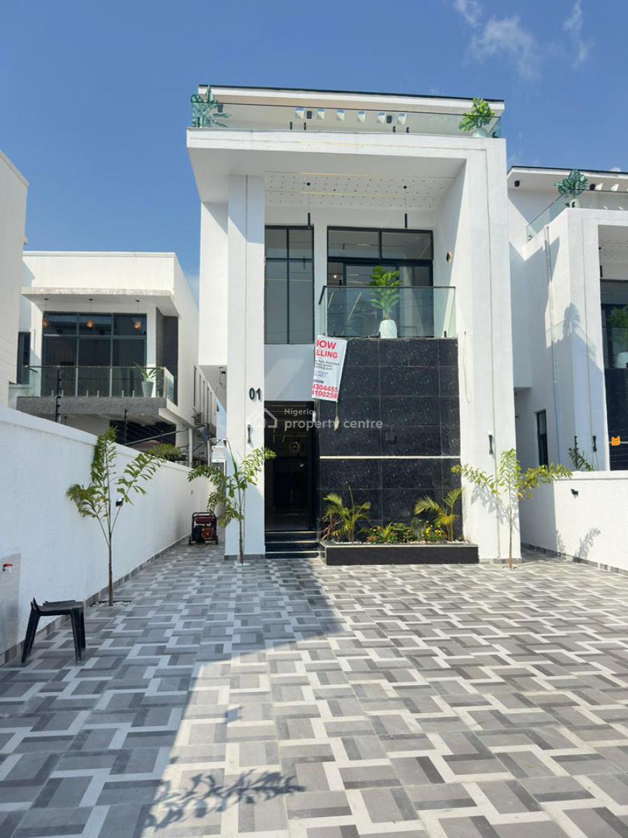 Smart 5 Bedroom Duplex with Pool and Bq in Secure Location, Orchid Road, Lekki, Lagos, Detached Duplex for Sale