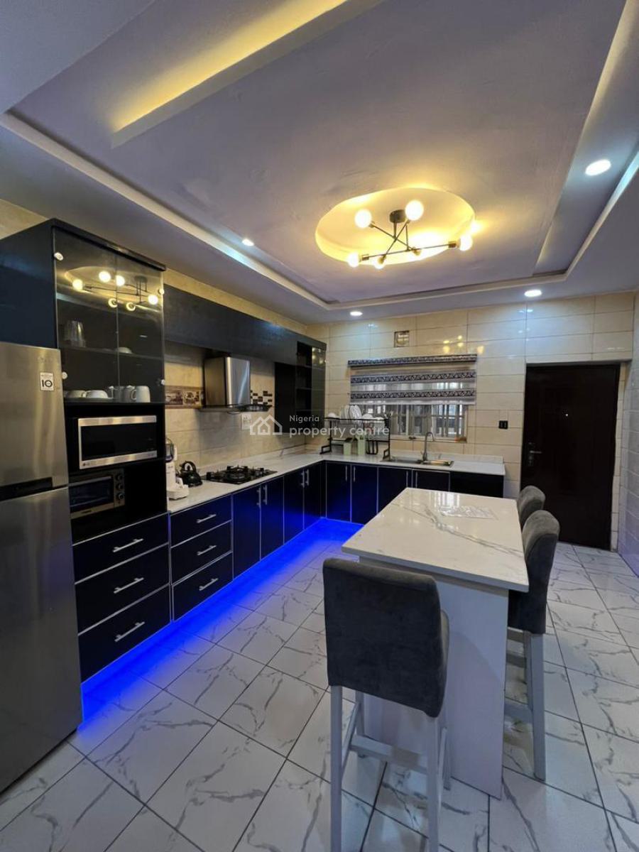 Spacious 5-bedrooms Self-compound Duplex Home Prepped, Ikate Elegushi, Lekki, Lagos, Semi-detached Duplex Short Let