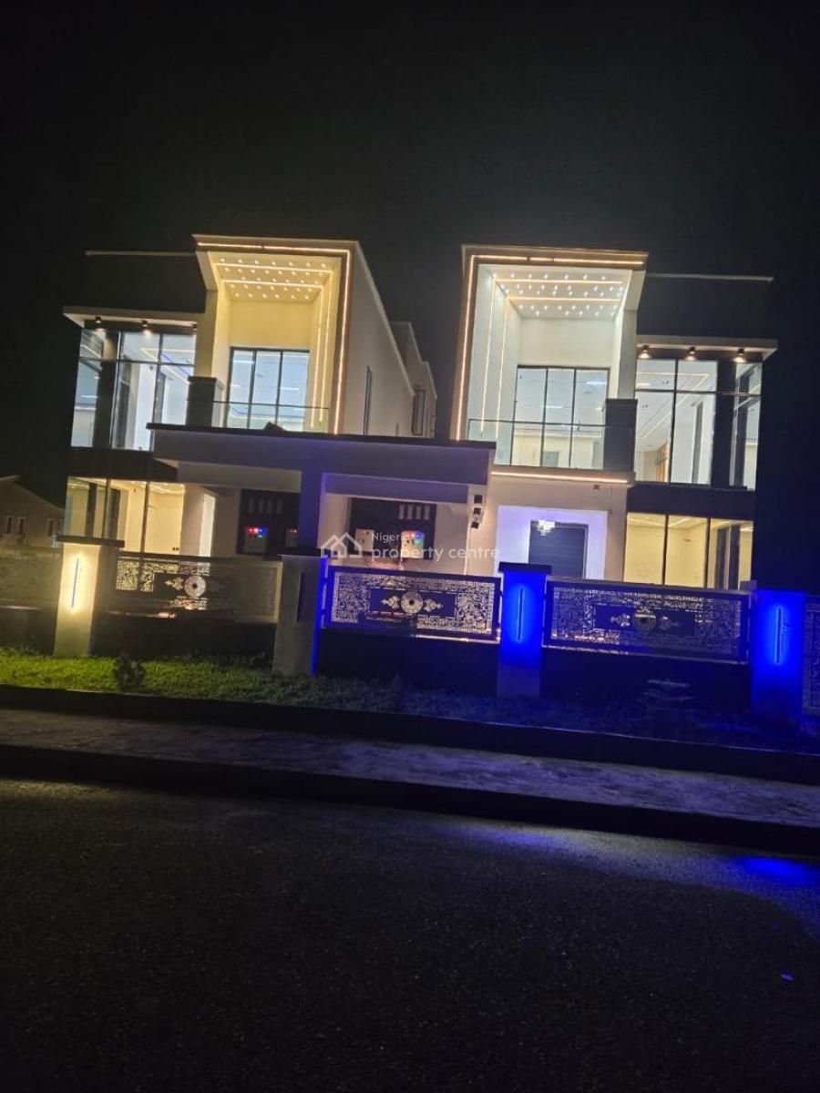 Brand  New 5-bedroom Detached Duplex with Bq Plus Attached 2-bedroom, Royal Garden Ajah, Lekki, Lagos, Detached Duplex for Sale
