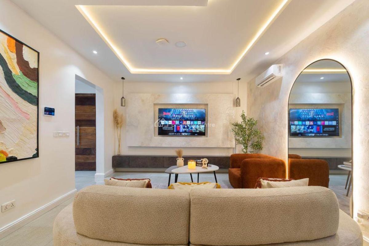 2 Bedroom Terrace Duplex with 2 Sitting Rooms,, Lekki Phase 1, Lekki, Lagos, Flat / Apartment Short Let