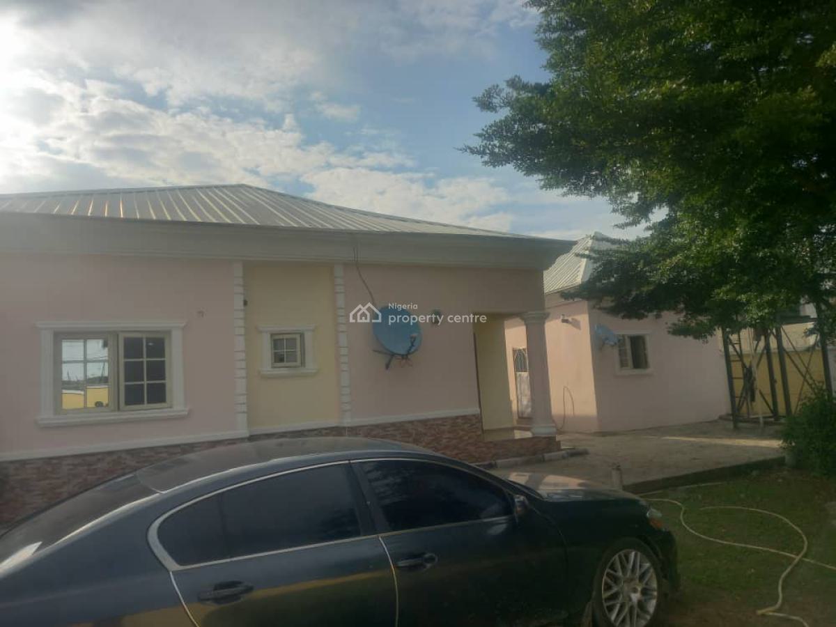 3 Bedroom Fully Detached Bungalow with Bq and a Gate House, Lugbe District, Abuja, Detached Bungalow for Sale
