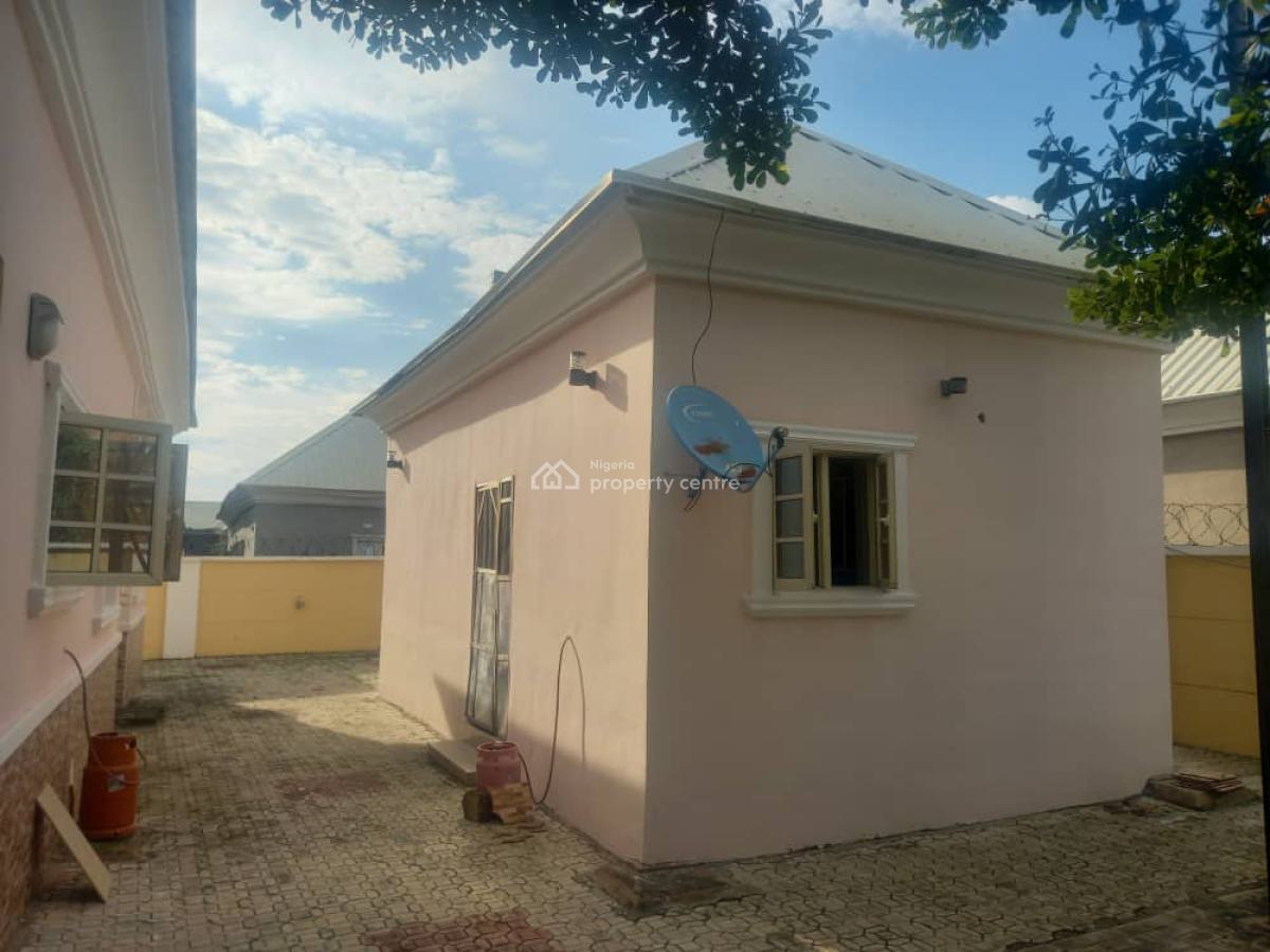 3 Bedroom Fully Detached Bungalow with Bq and a Gate House, Lugbe District, Abuja, Detached Bungalow for Sale