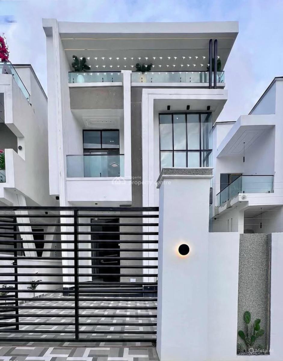 Contemporary 5 Bedroom Detached Duplex with Swimming Pool and Bq, Ajah, Ajah, Lagos, Detached Duplex for Sale
