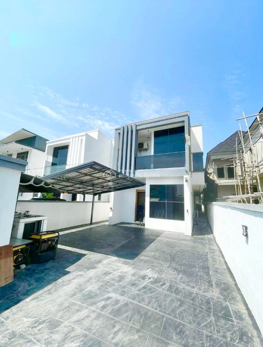 Newly Built Fully Furnished 5 Bedroom Detached Duplex with Bq, Agungi, Lekki, Lagos, Detached Duplex for Rent